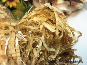 PR006彩色紙絲 卡其～每包10g20元
